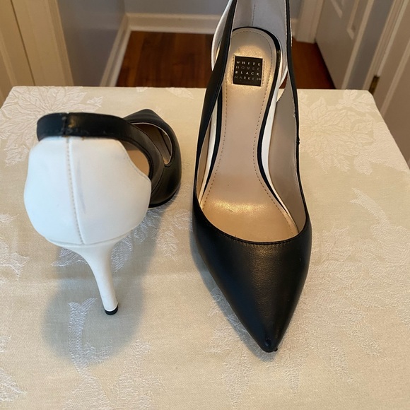 White House Black Market Two-Tone Heels - Picture 7 of 9